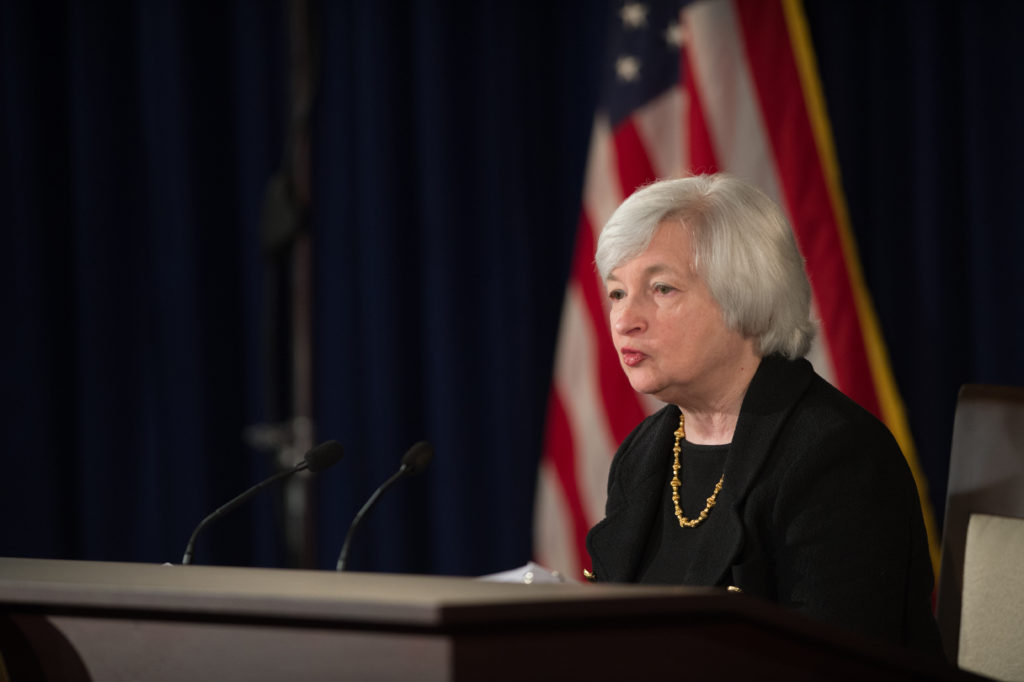 Janet Yellen, sjef for den amerikanske sentralbanken