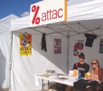 Attac-stand på Øya-festivalen