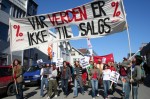 Vår verden er ikke til salgs - demonstrasjon i Tromsø 2007