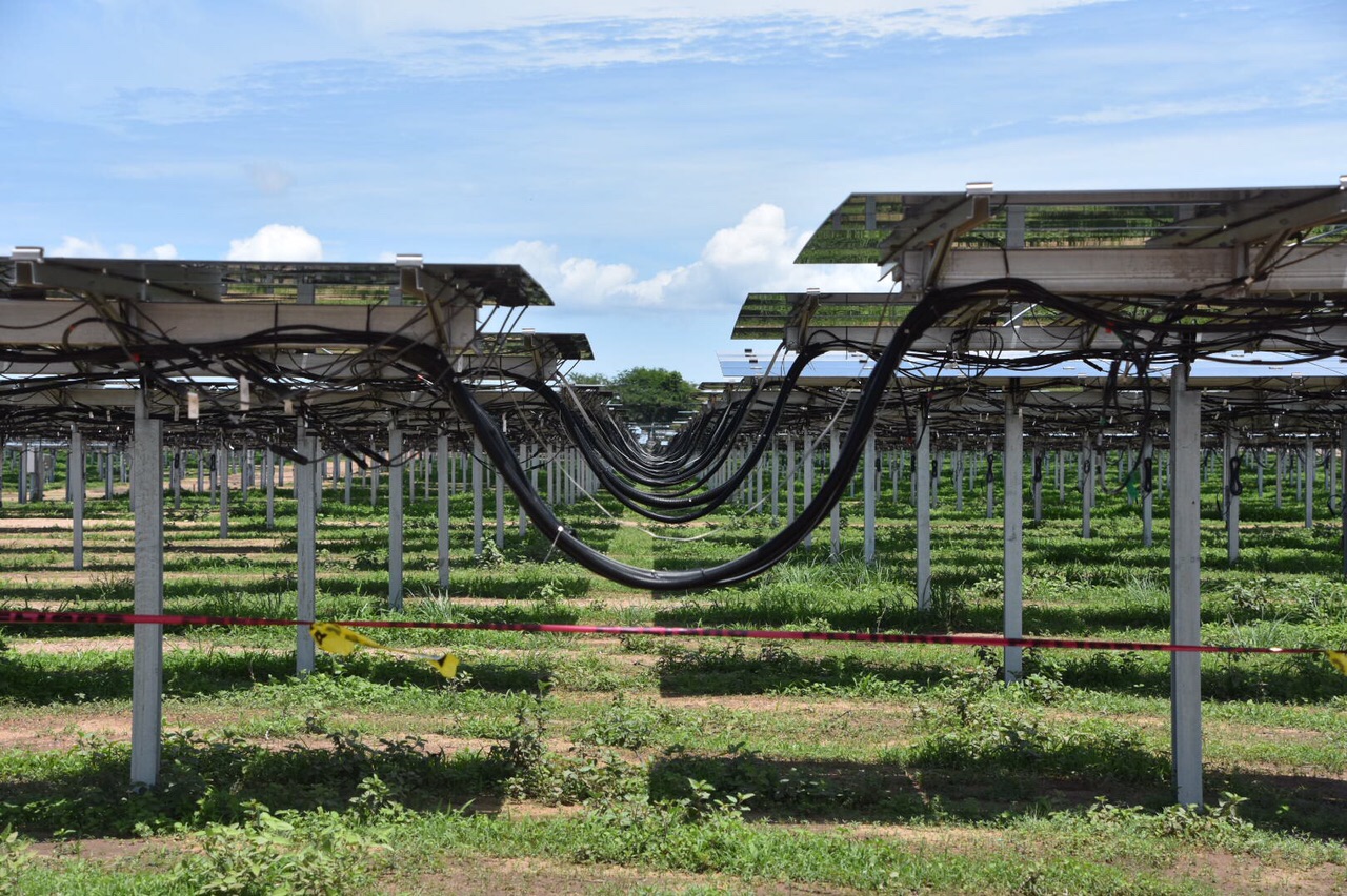 Solcellefarm i Honduars
